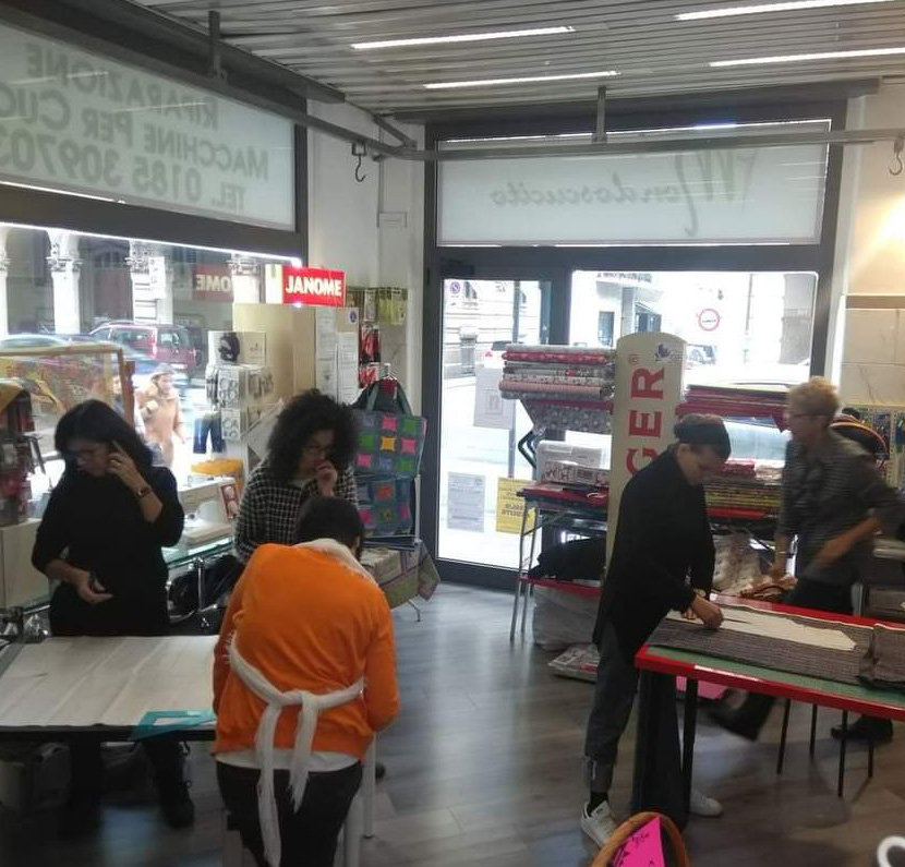 corsi cucito creativo chiavari